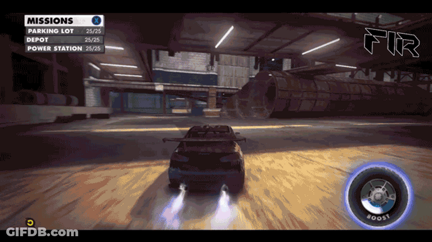 Dirt Showdown Building Track GIF