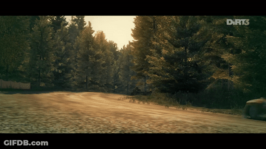 Dirt Showdown Fast Drift Driving GIF
