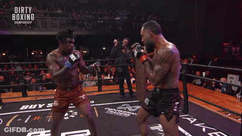 Dirty Boxing Championship Sign GIF