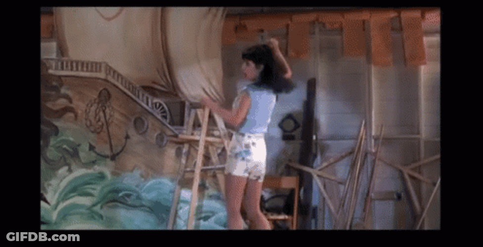 Dirty Dancing Jane Brucker Kneel GIF
