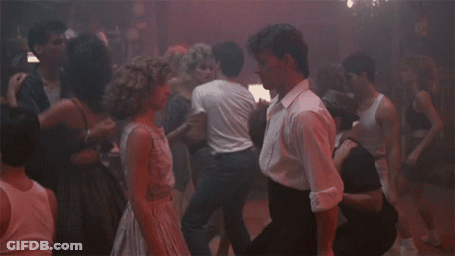 Dirty Dancing Johnny Castle Disco GIF