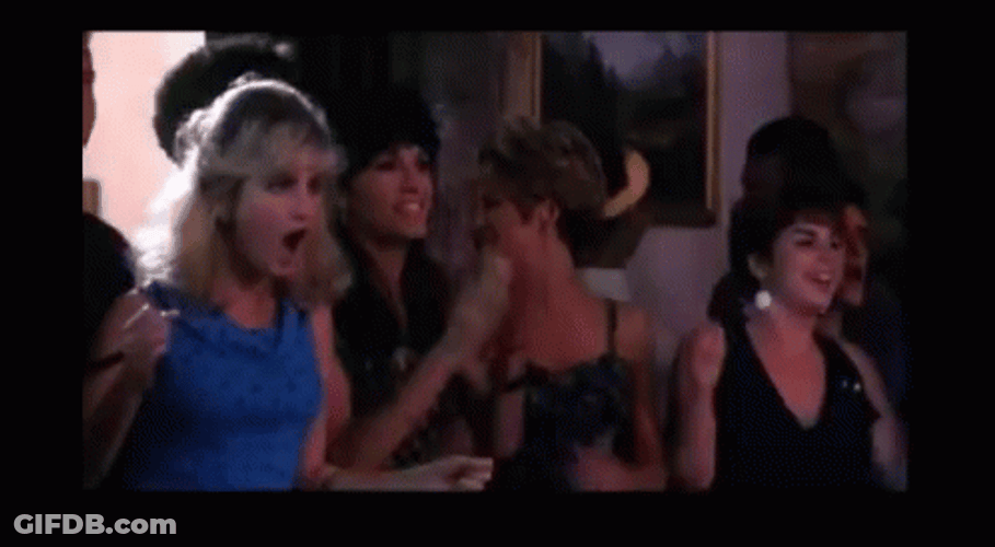 Dirty Dancing Johnny Castle Frances Houseman Swinging GIF