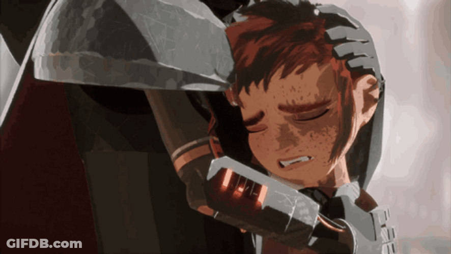 Dirty Face Crying Nimona Movie GIF