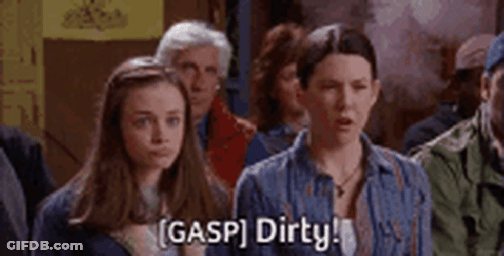 Dirty Gross Reaction Lorelai Gilmore GIF
