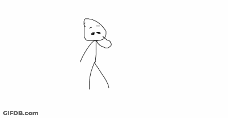 Dirty Picking Nose Drawing Animation GIF