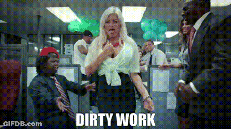 Dirty Work Janitor Dancing GIF