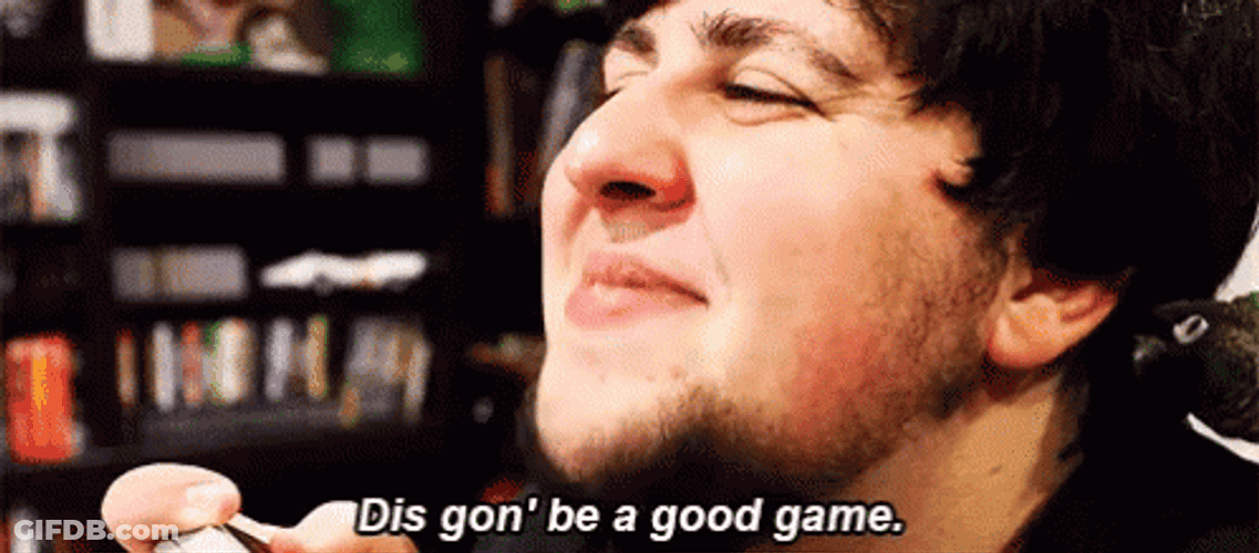 Dis Gon Be Good Game JonTron Making Face GIF