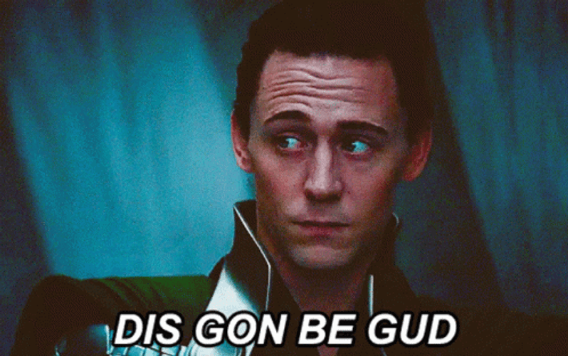 Dis Gon Be Good Loki Staring GIF