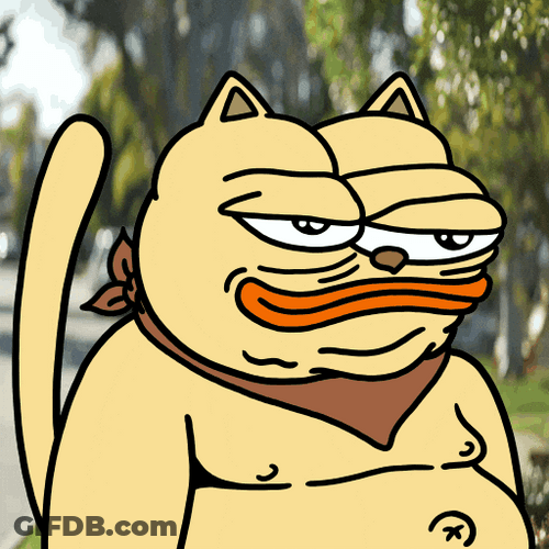 Disappearing Meme Chaddy Cathy With Peace Sign GIF