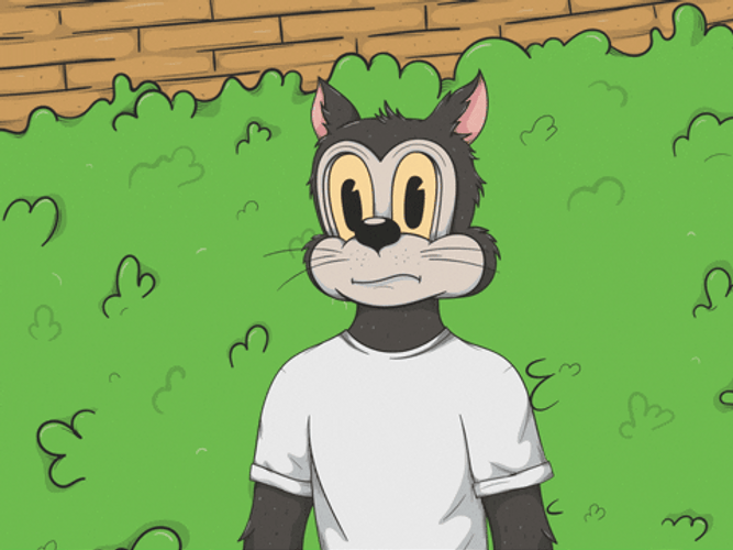 Disappearing Meme Degen Toonz Hiding In Bush GIF