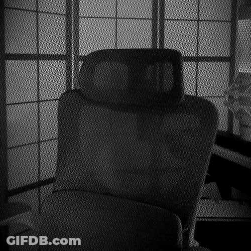 Disappearing Meme Girl In Black And White GIF