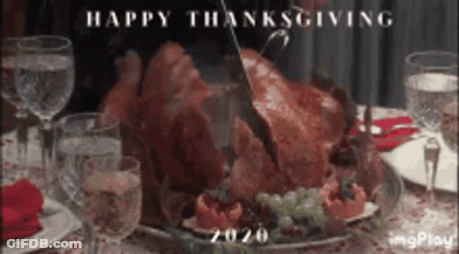 Disappointed Happy Thanksgiving Turkey GIF