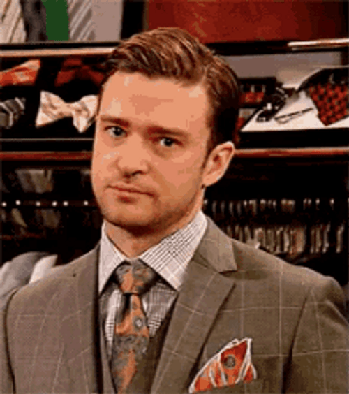 Disappointed Justin Timberlake GIF