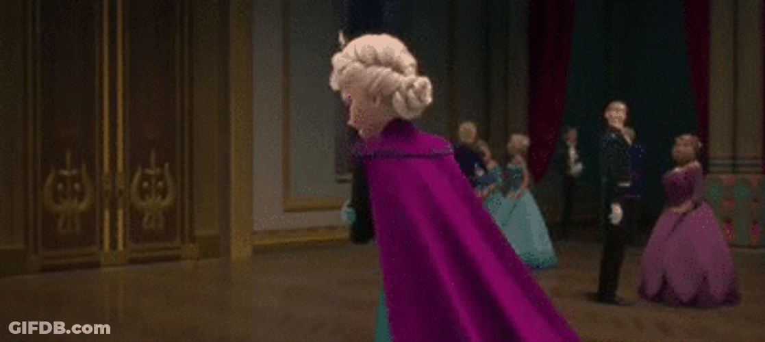 Disappointed Mad Elsa GIF