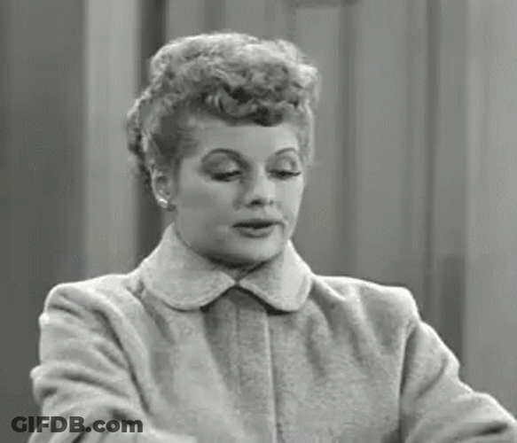 Disappointed Shake My Head Lucille Ball GIF
