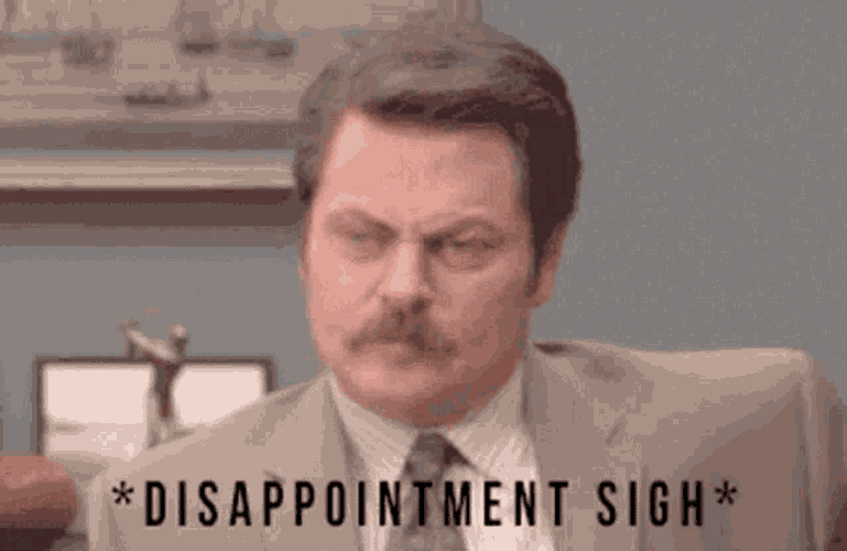Disappointed Sigh GIF