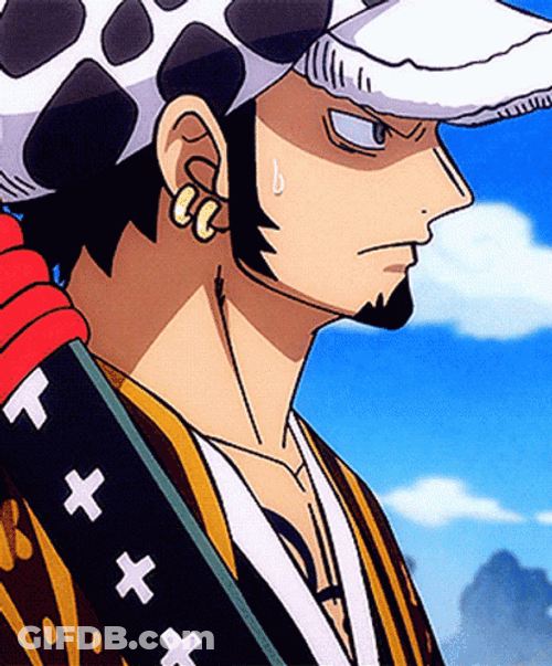 Disappointed Trafalgar Law GIF