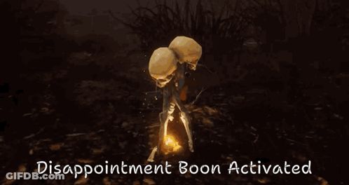 Disappointment Boon Activated Message On Computer Screen GIF