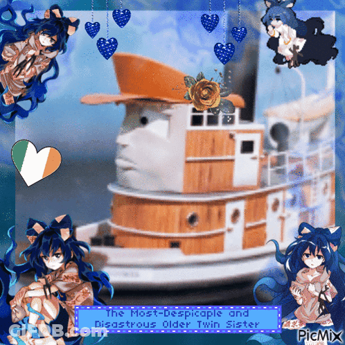 Disastrous Older Twin Sister GIF