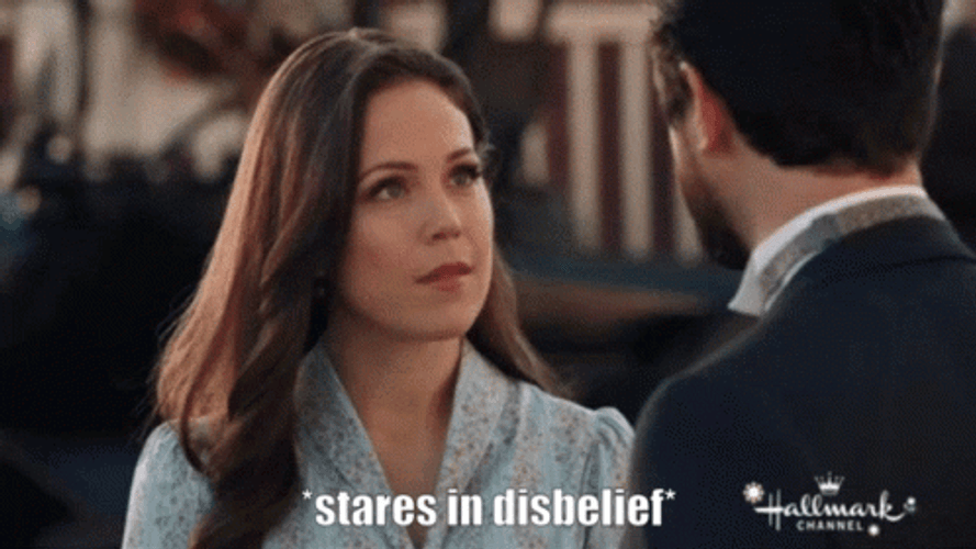Disbelief Girl Staring GIF