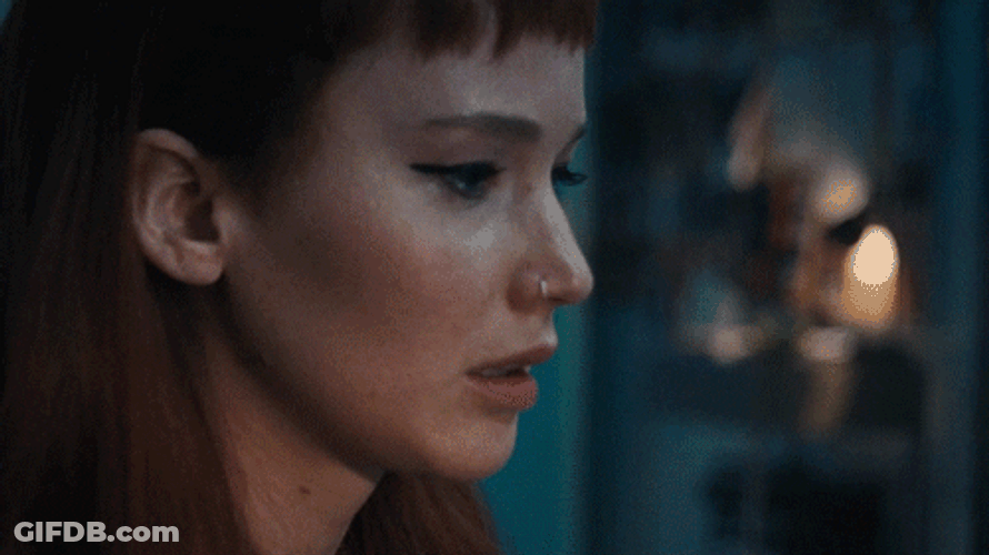 Disbelief Not Happening Jennifer Lawrence GIF