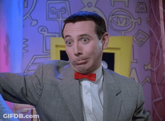 Disbelief Sarcastic Pee Wee Herman GIF