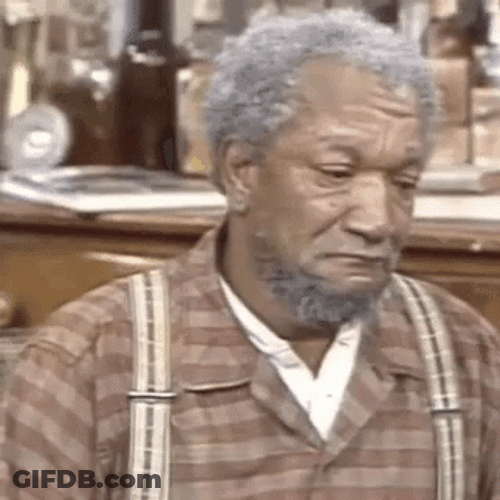 Disbelief SMH Redd Foxx GIF