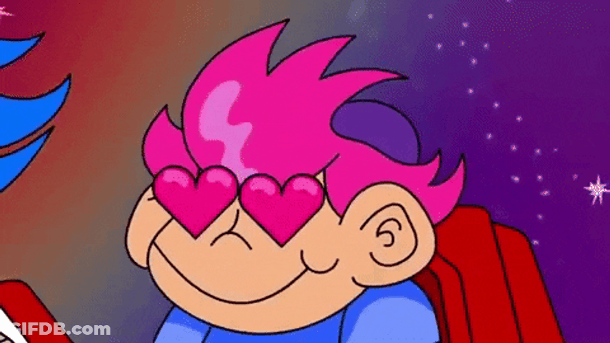 Disco Art Heart Eyes GIF