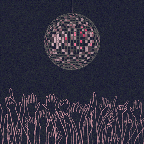 Disco Ball Animation Dance Party GIF