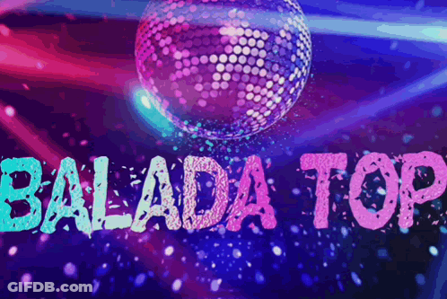 Disco Ball With Balada Top In Pink GIF