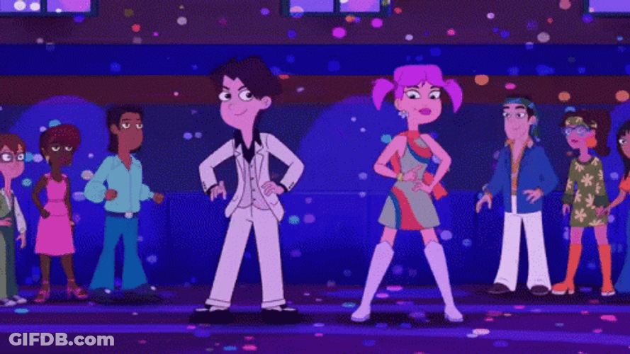 Disco Dance Hamster And Gretel GIF