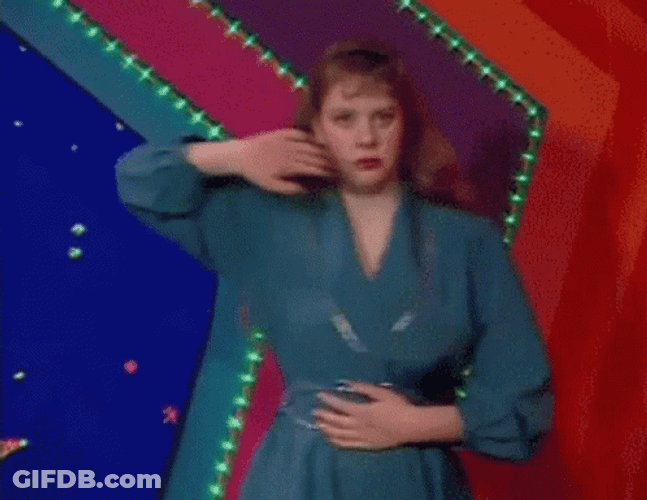 Disco Dancing Girl Awkward Not So Good GIF