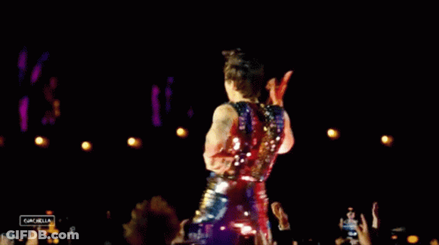 Disco Dancing Harry Styles Coachella GIF