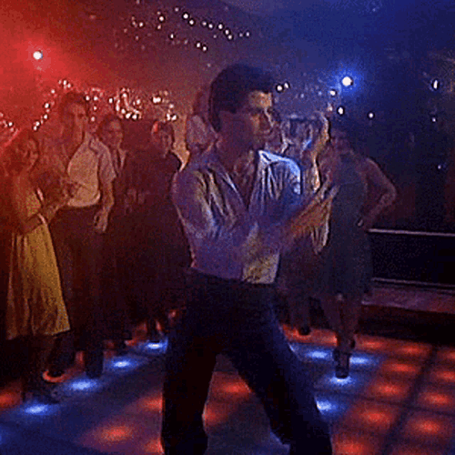 Disco Dancing John Travolta Saturday Night Fever GIF