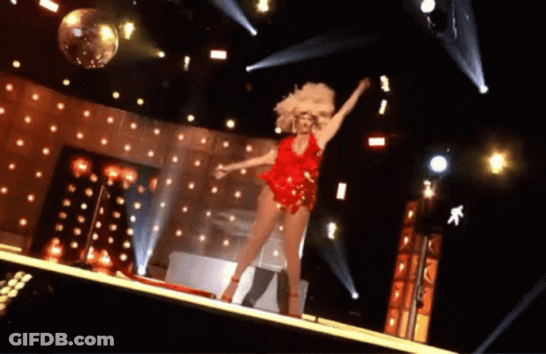 Disco Dancing Olivia Lux GIF