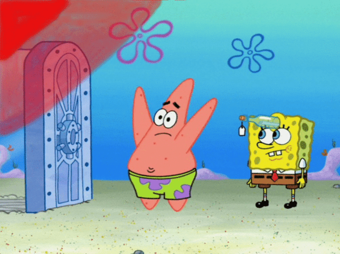 Disco Dancing Patrick Star And Spongebob GIF
