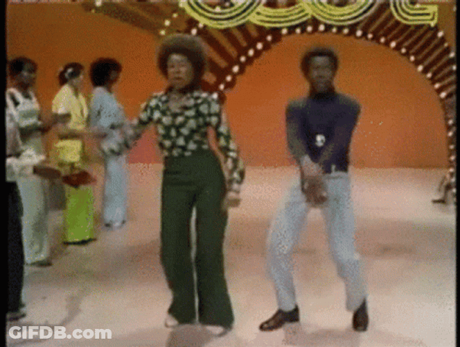 Disco Dancing Show Soul Train Walk GIF