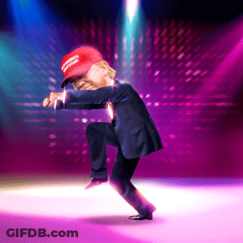 Disco Trump Dance GIF