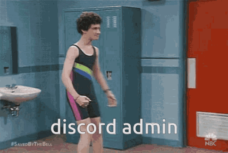 Discord Admin Awkward Flex GIF