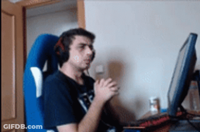 Discord Crash Frustrated Gamer Destroying Computer GIF