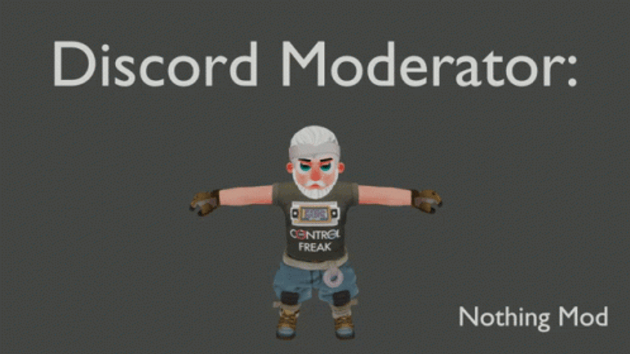 Discord Moderator Expanding GIF