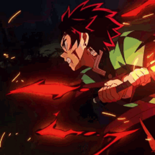 Discord Pfp Tanjiro Rui Demonslayer GIF