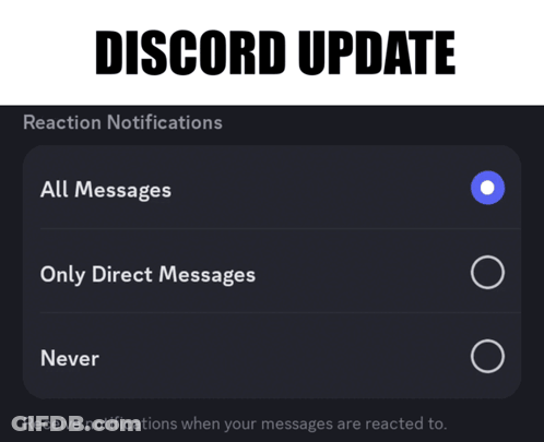 Discord Update Screen All Messages And Direct Messages GIF