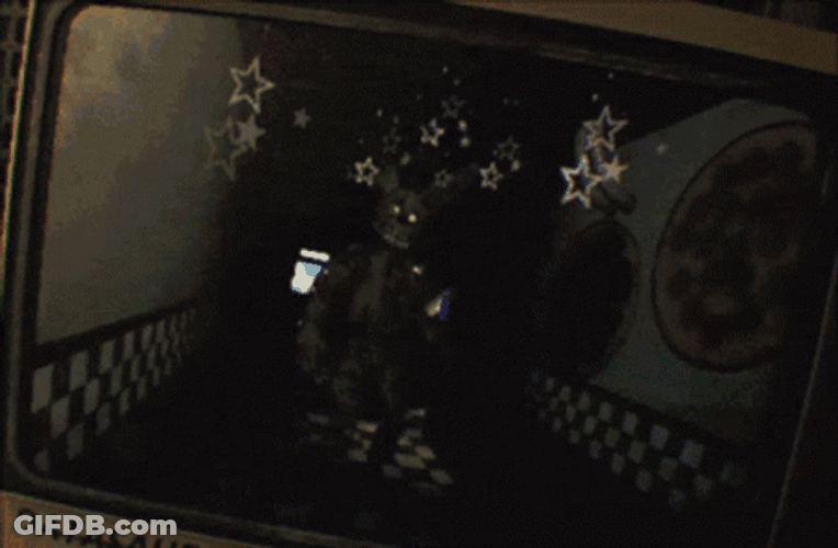 Disfigured Springtrap Creeping Up GIF