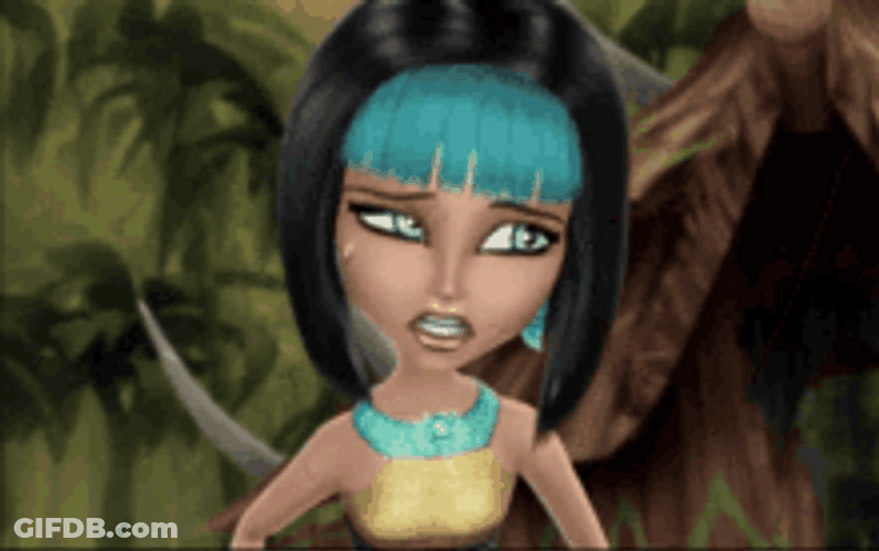 Disgust Cleo Denile Monster High Cry GIF