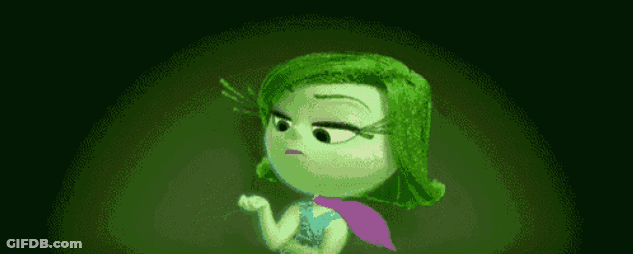 Disgust Eyeroll GIF