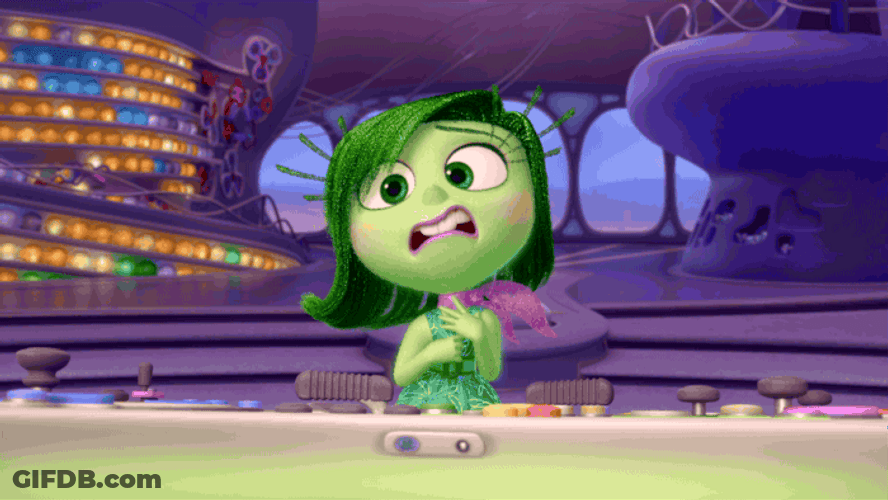 Disgust Inside Out Ew Barf Reaction GIF
