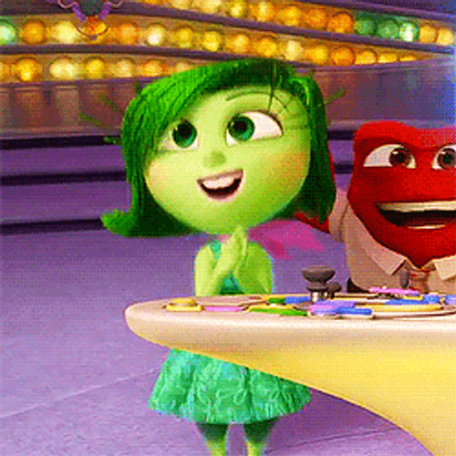 Disgust Inside Out Happy Excited Clap GIF