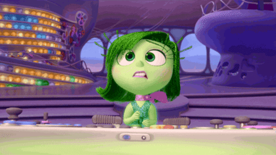 Disgust Inside Out Yuck Gross Reaction GIF
