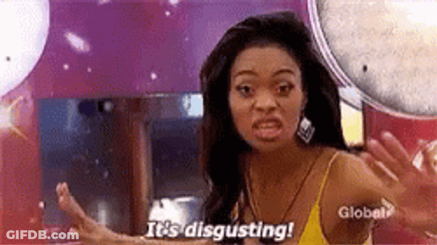 Disgusted Girl GIF